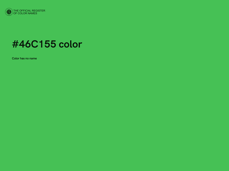 #46C155 color image