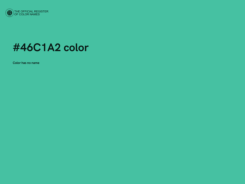#46C1A2 color image