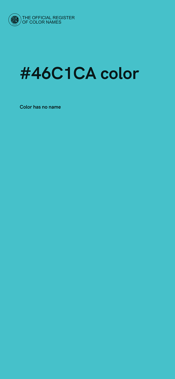 #46C1CA color image