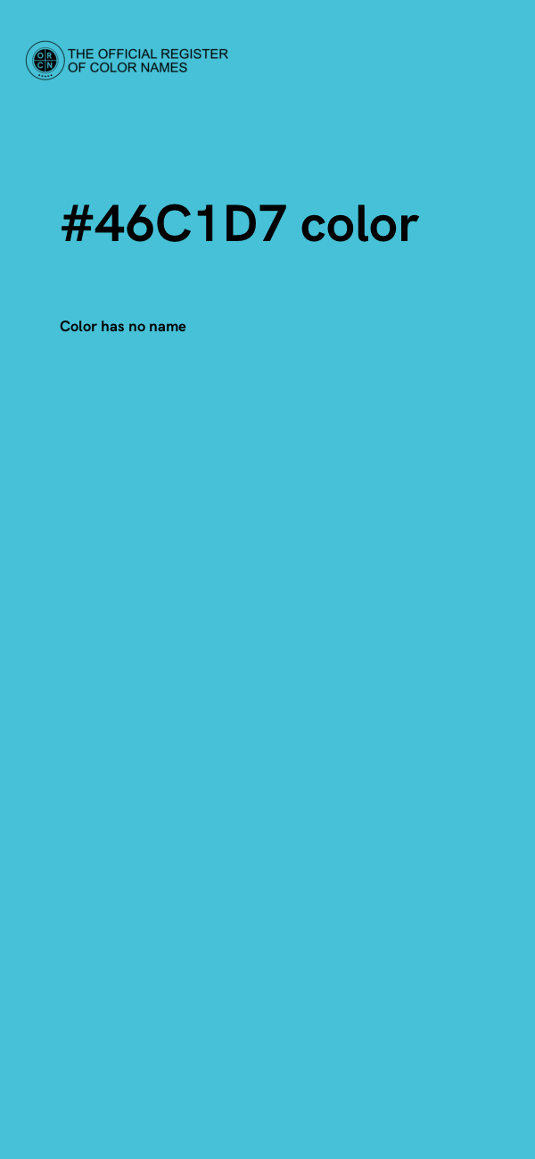 #46C1D7 color image