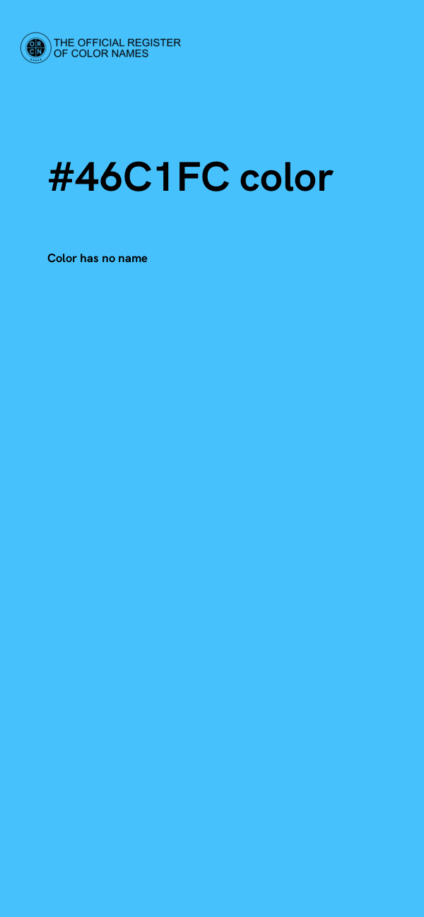 #46C1FC color image