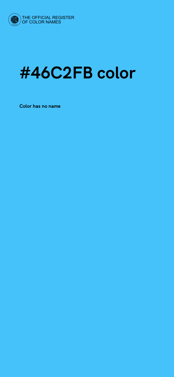 #46C2FB color image