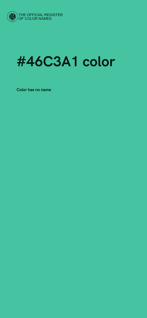 #46C3A1 color image