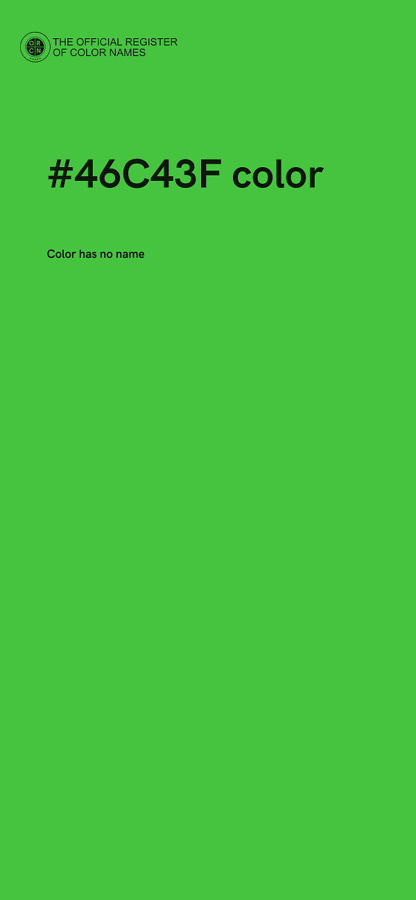 #46C43F color image