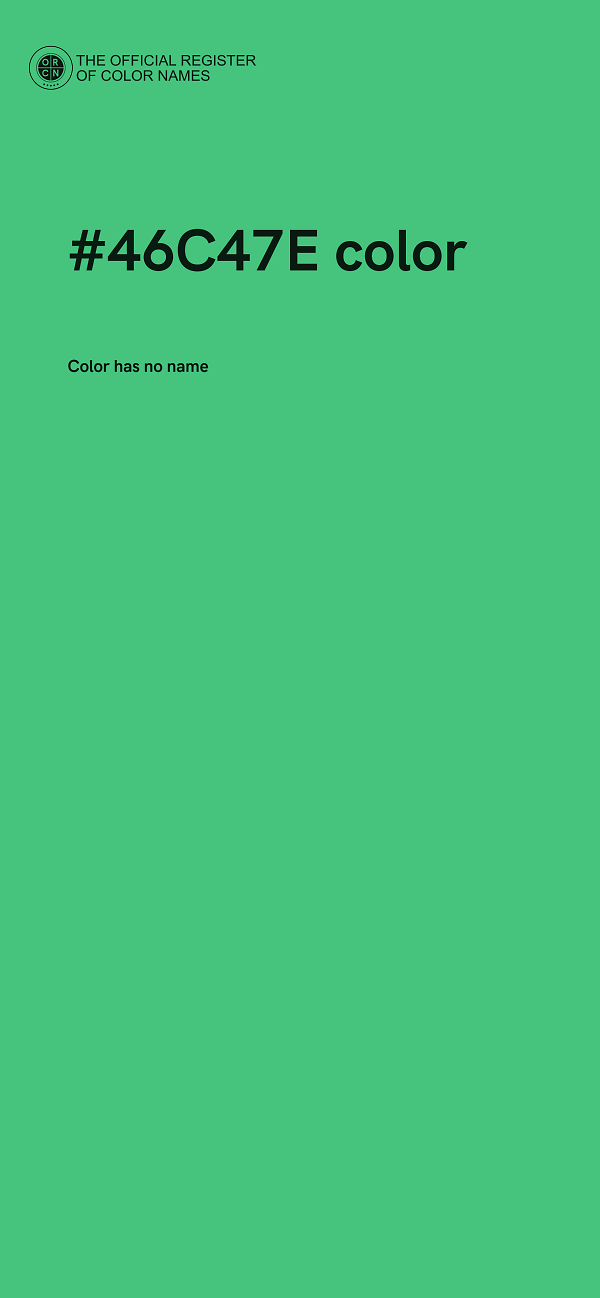 #46C47E color image