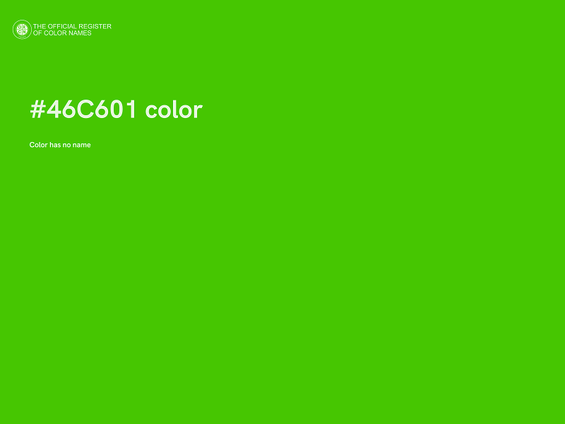 #46C601 color image