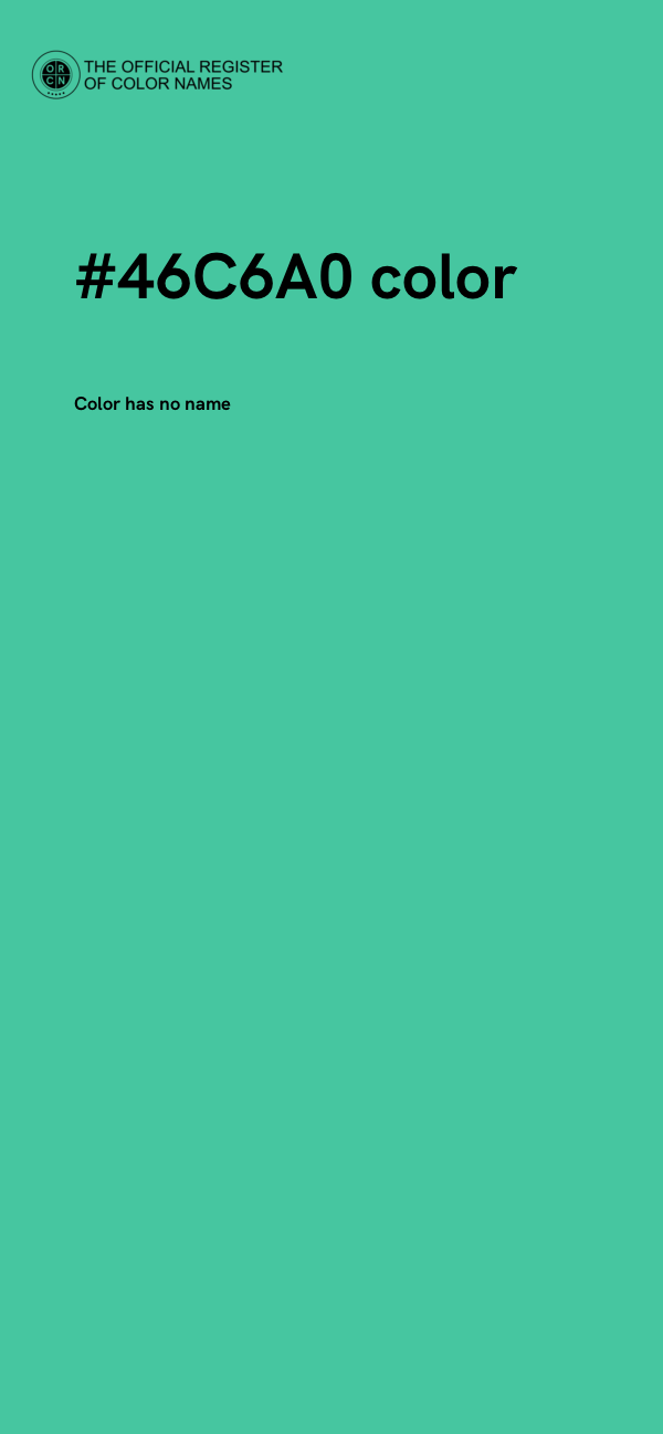 #46C6A0 color image