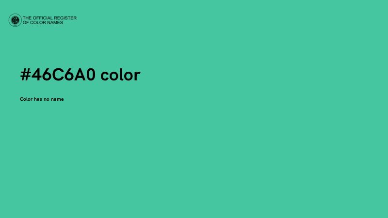 #46C6A0 color image
