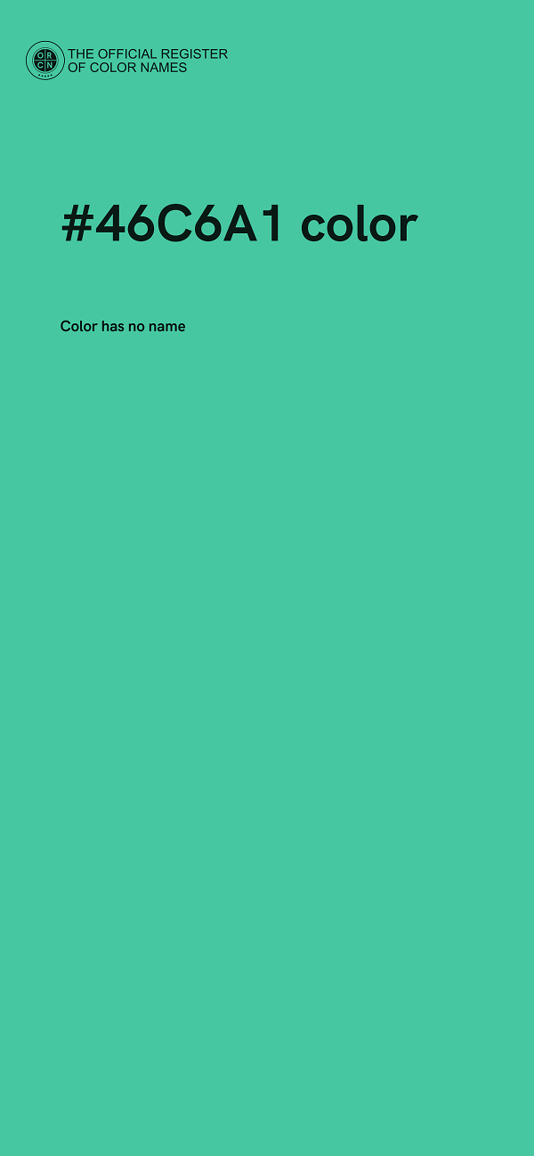 #46C6A1 color image