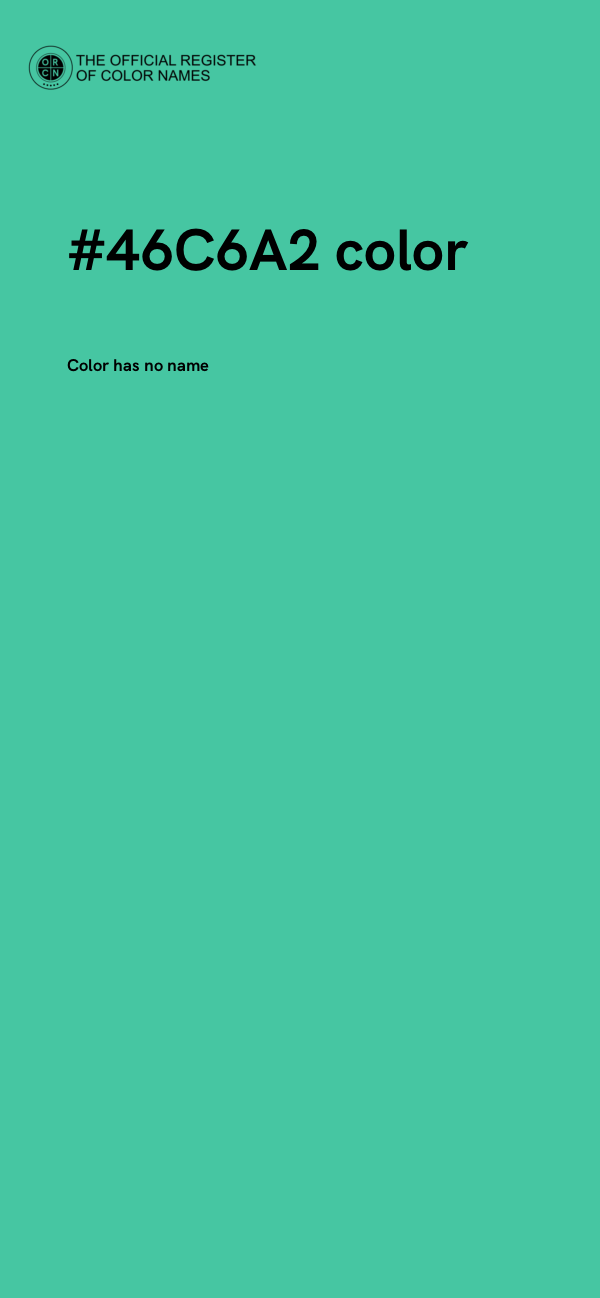 #46C6A2 color image