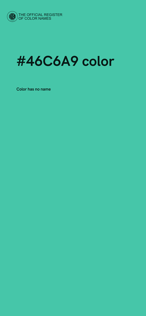 #46C6A9 color image