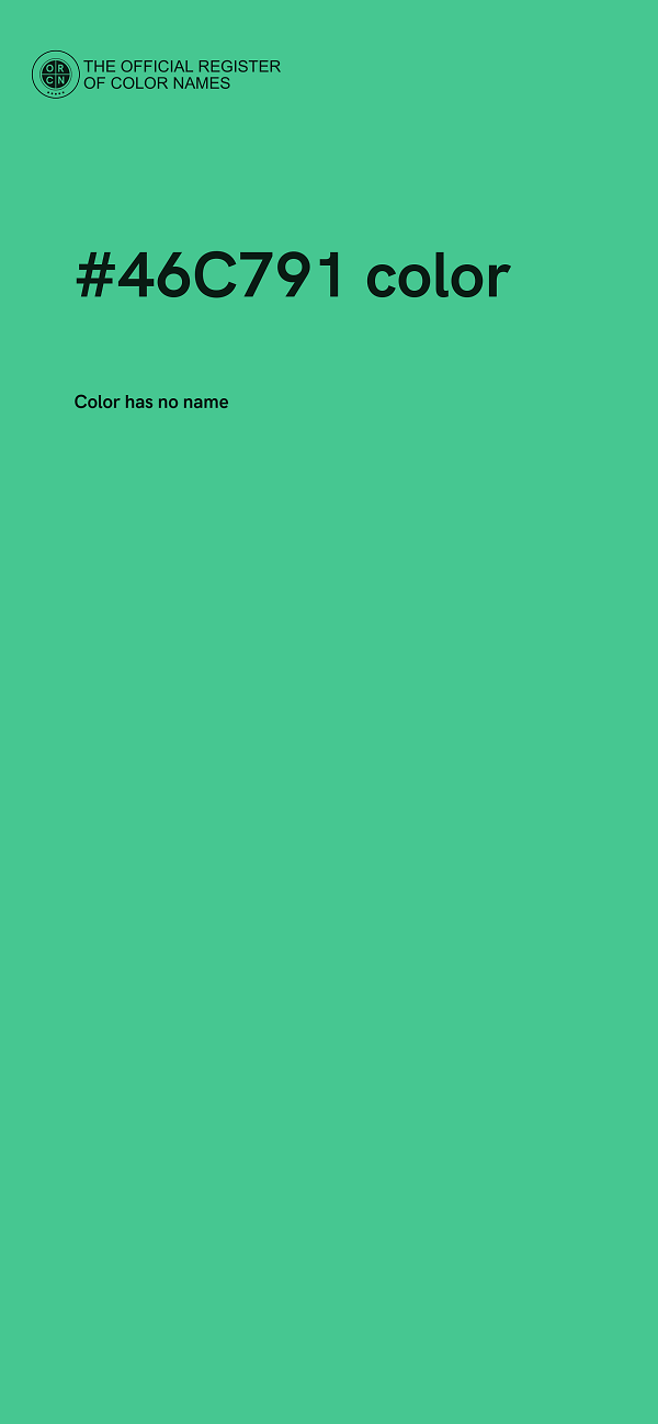 #46C791 color image