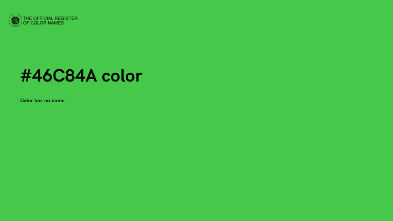 #46C84A color image
