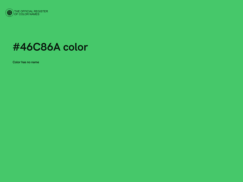 #46C86A color image