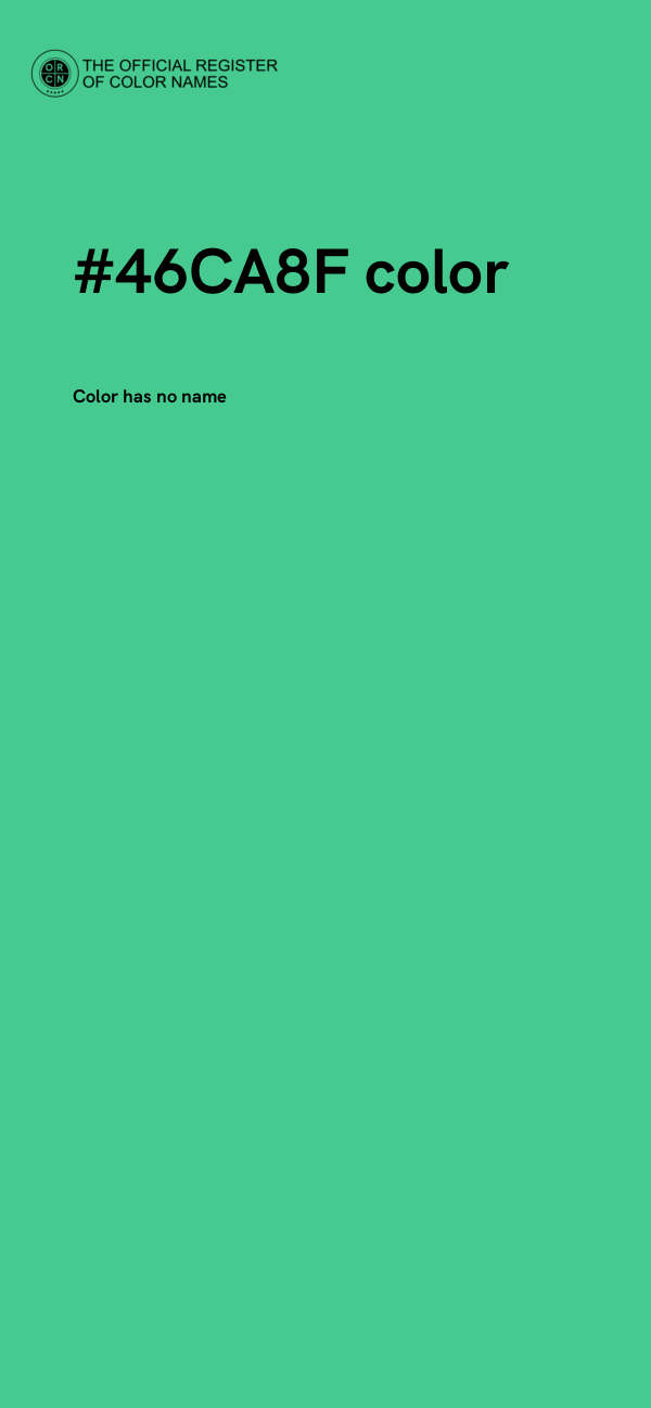 #46CA8F color image