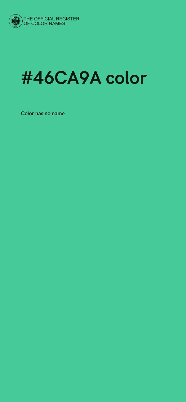#46CA9A color image