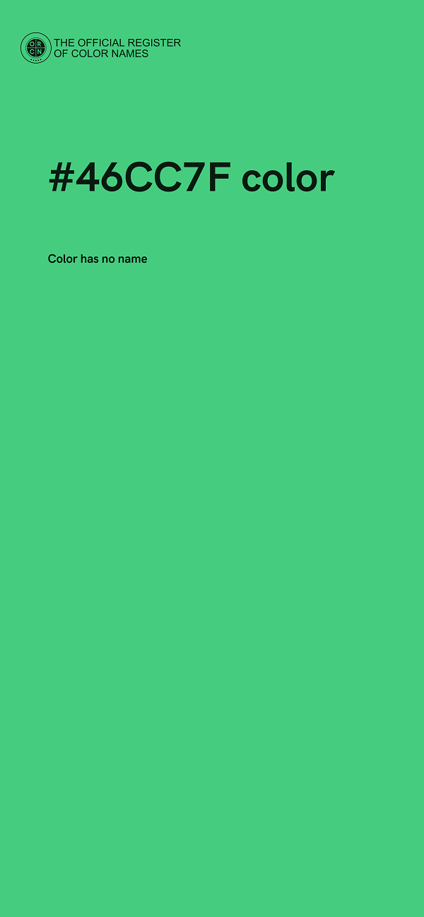 #46CC7F color image