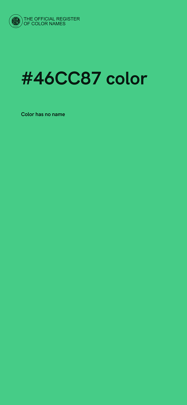 #46CC87 color image