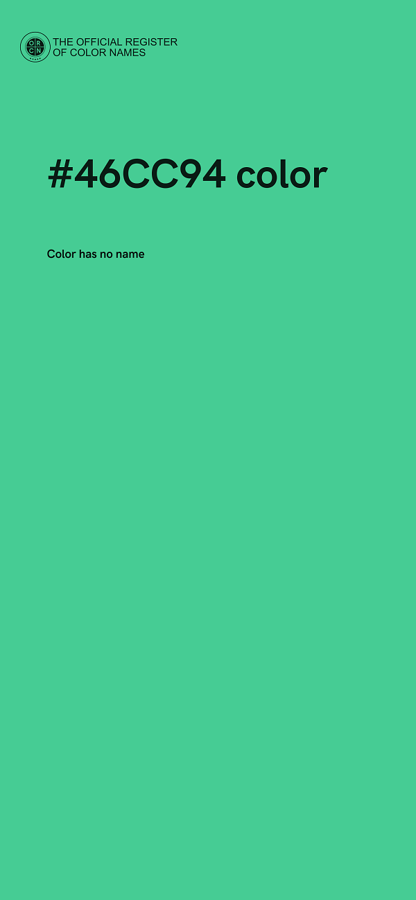 #46CC94 color image