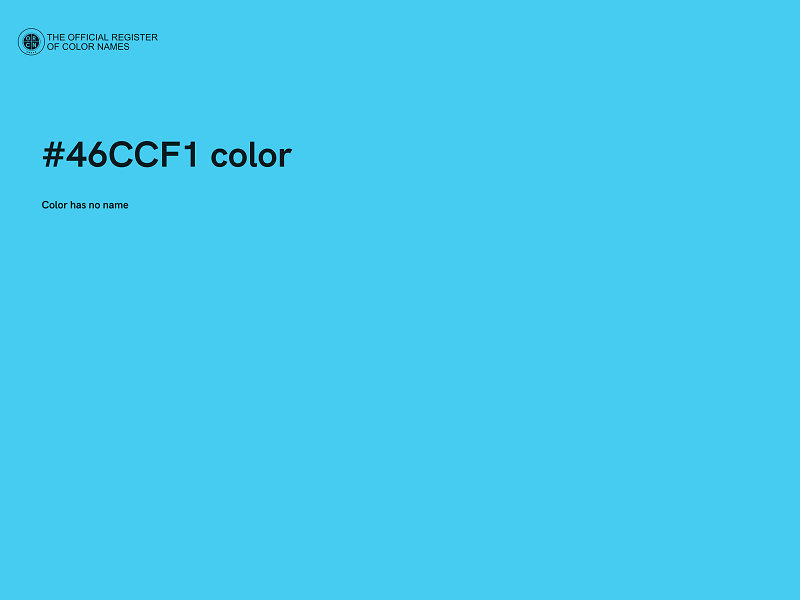 #46CCF1 color image