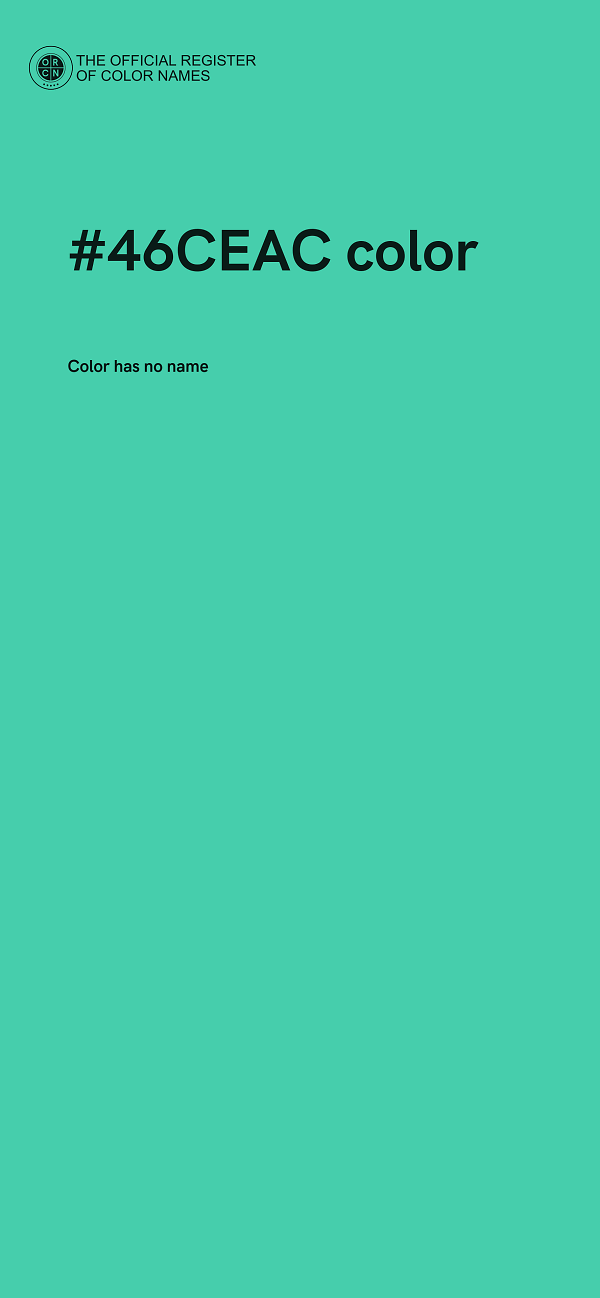 #46CEAC color image