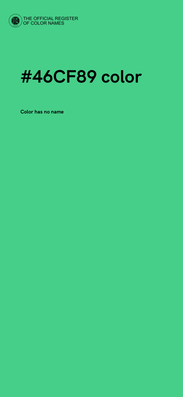 #46CF89 color image