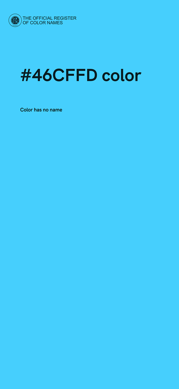 #46CFFD color image