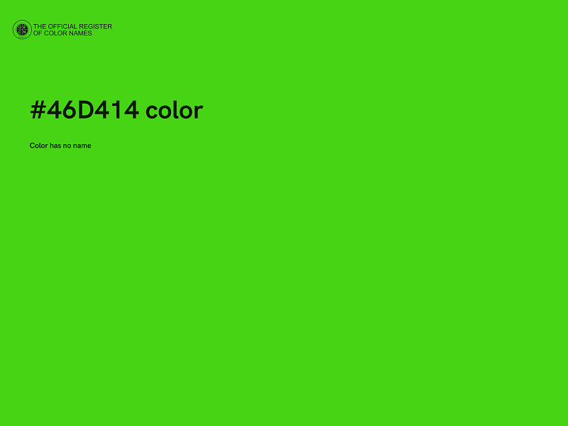 #46D414 color image