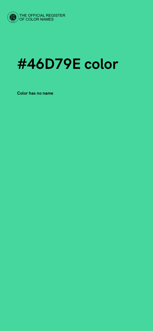 #46D79E color image