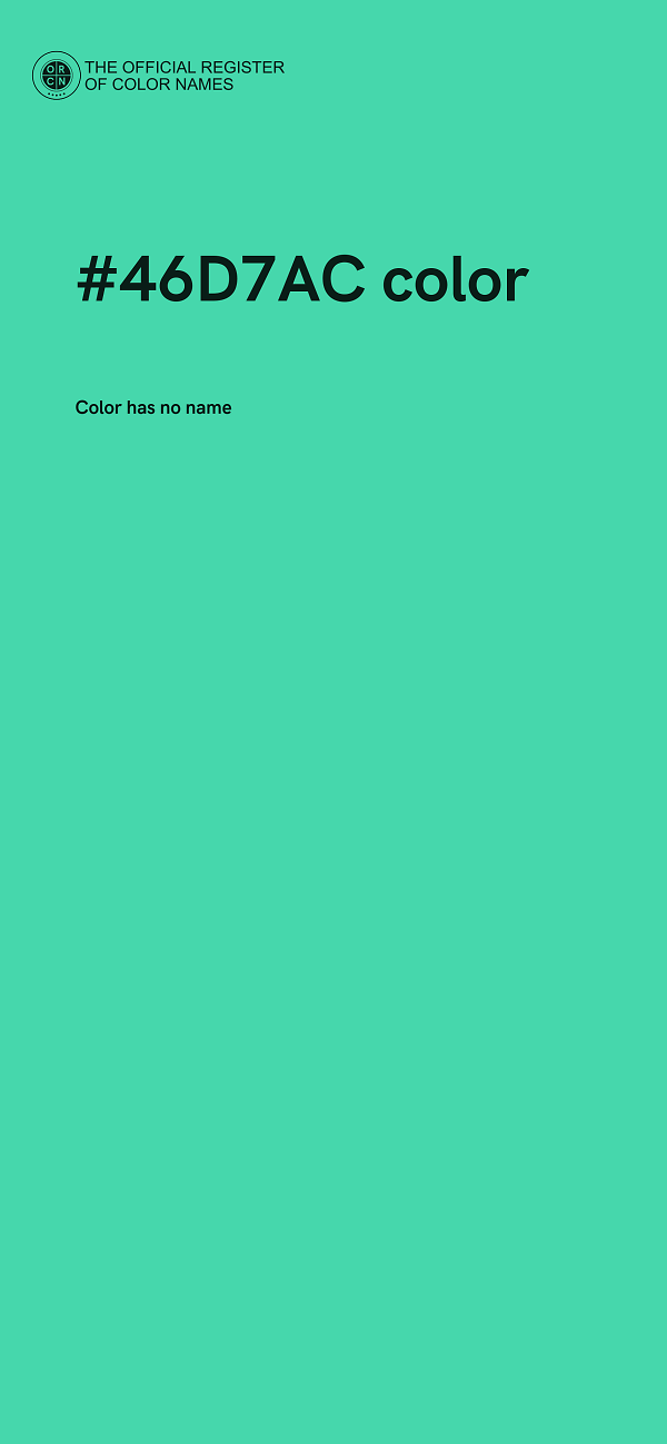 #46D7AC color image