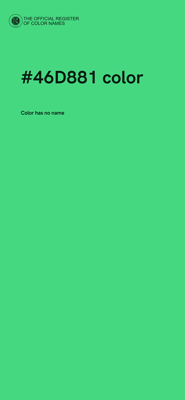 #46D881 color image