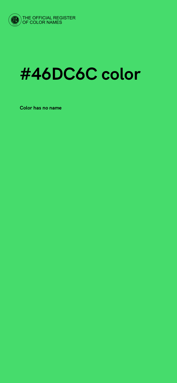 #46DC6C color image