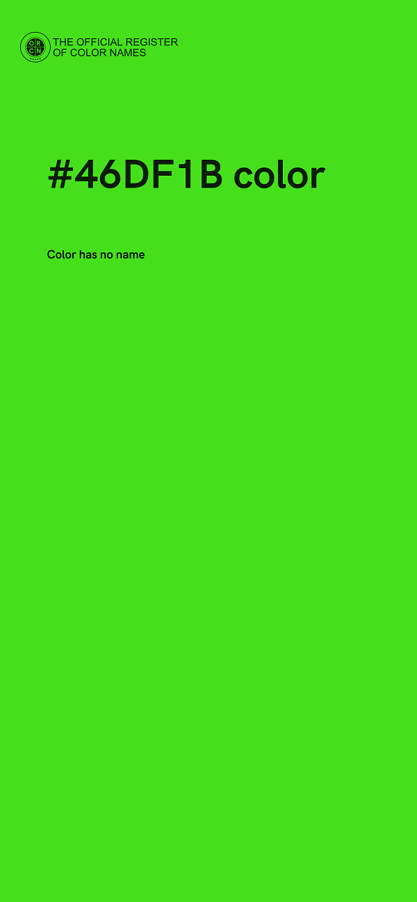 #46DF1B color image