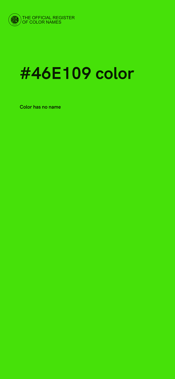 #46E109 color image