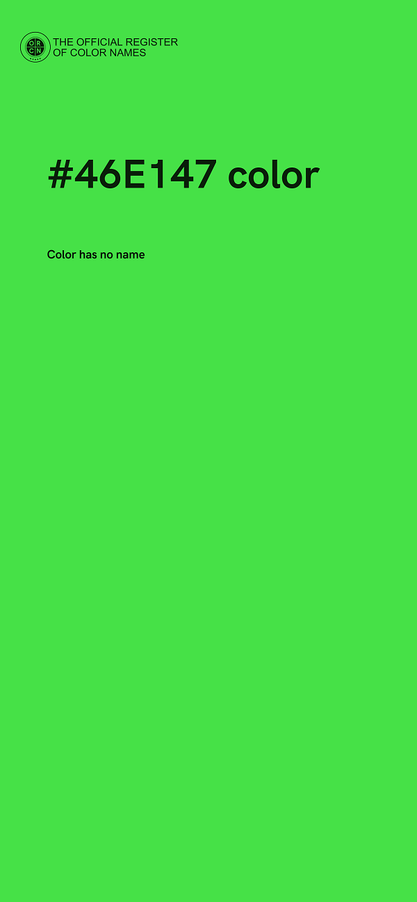#46E147 color image