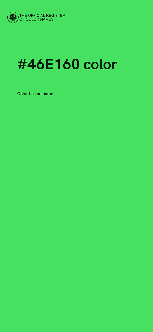 #46E160 color image