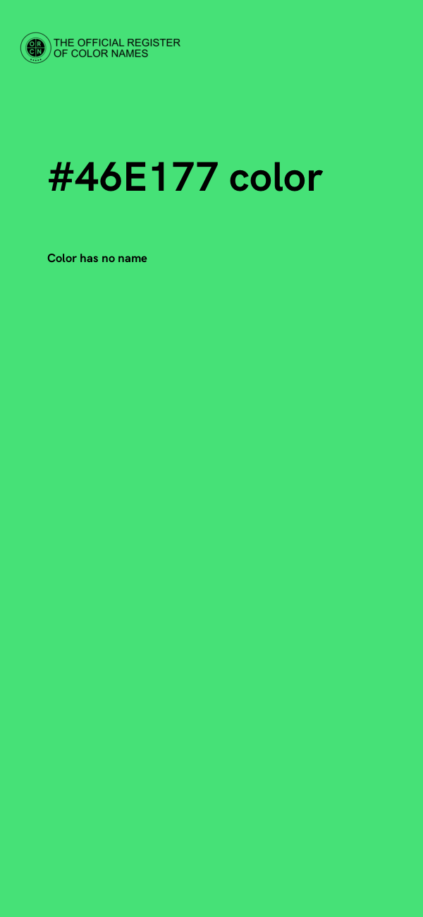 #46E177 color image