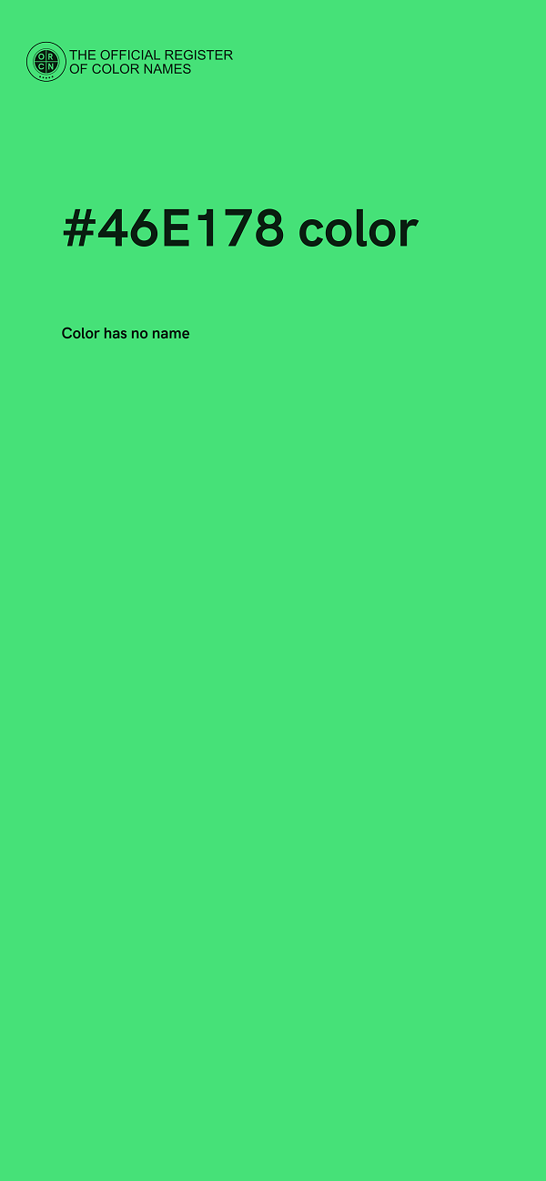 #46E178 color image