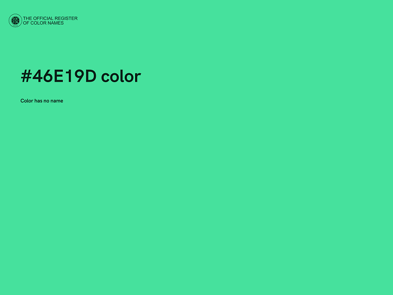 #46E19D color image