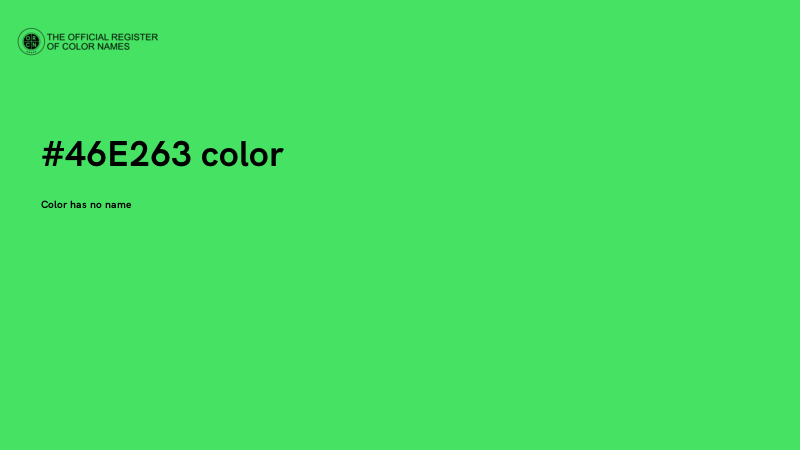 #46E263 color image