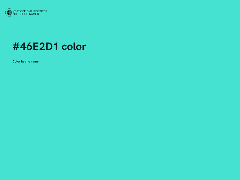 #46E2D1 color image