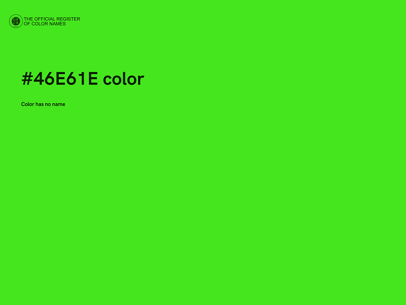 #46E61E color image