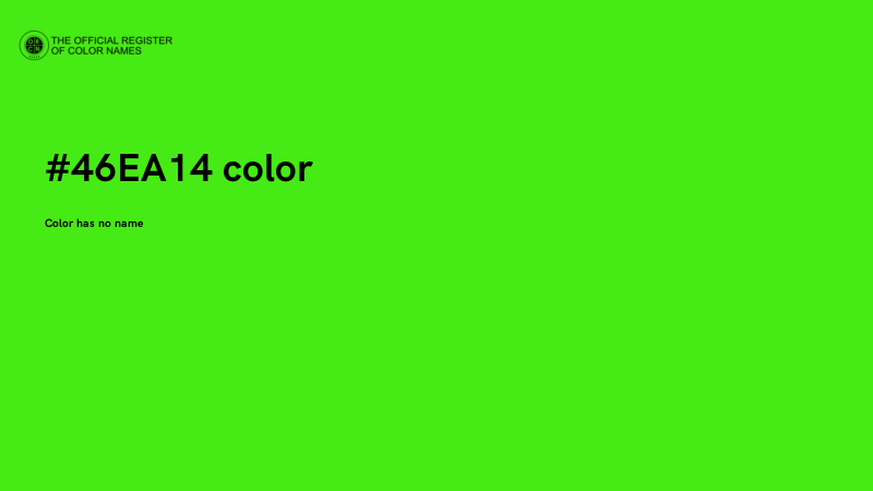 #46EA14 color image