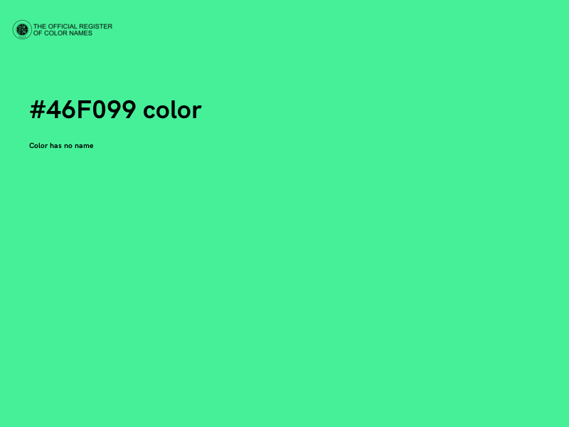 #46F099 color image