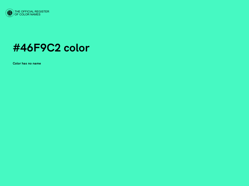 #46F9C2 color image
