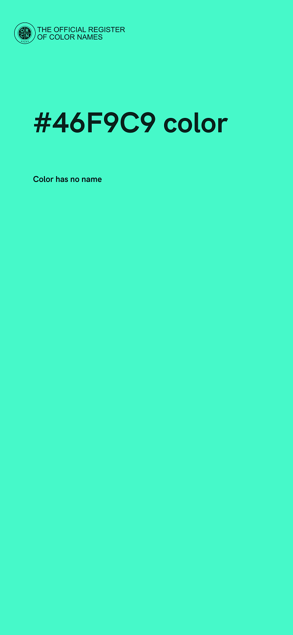 #46F9C9 color image