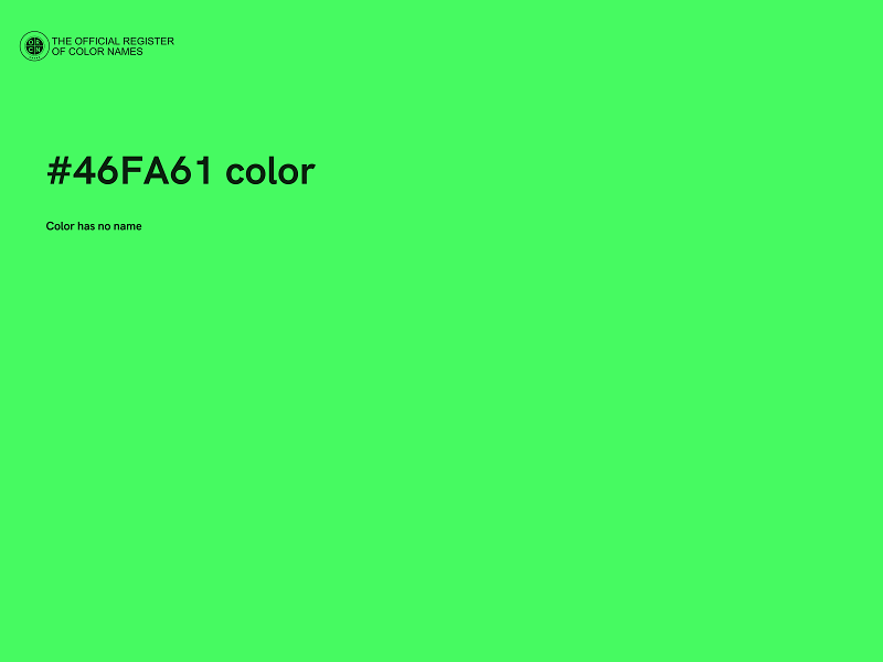#46FA61 color image