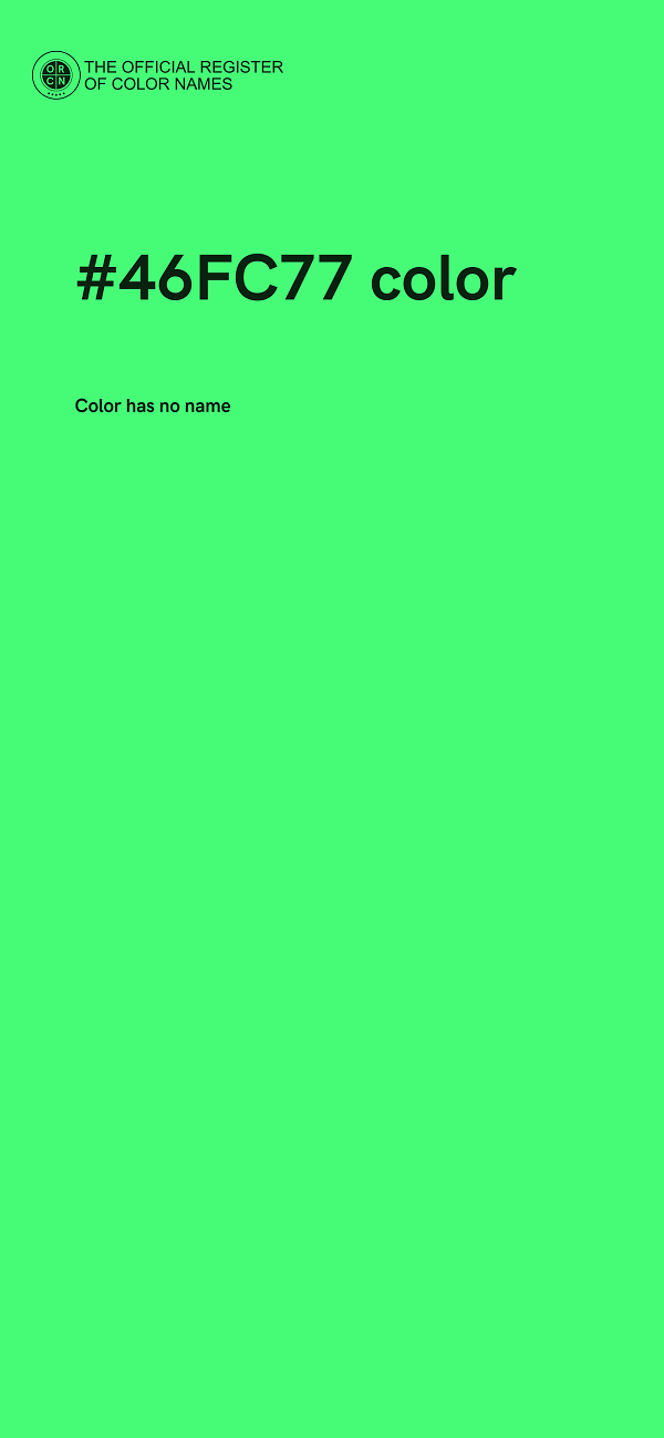 #46FC77 color image