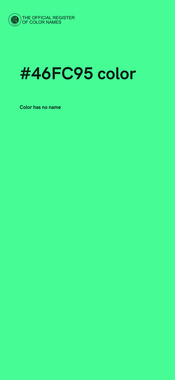 #46FC95 color image
