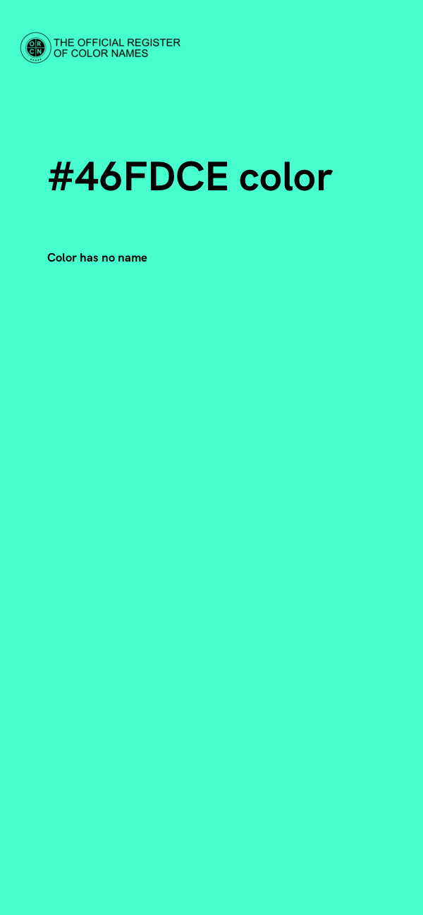 #46FDCE color image